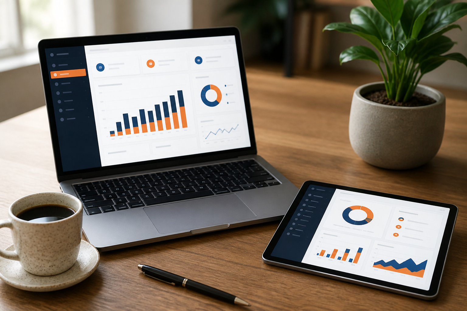 Dashboard, uren & rapportages